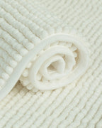 Paige Polyester Pasta Bath Mat 50x80 cm Ecru (view 3)