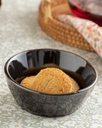 Cristallo Ceramic Snack Bowl 12 cm Brown (view 2)