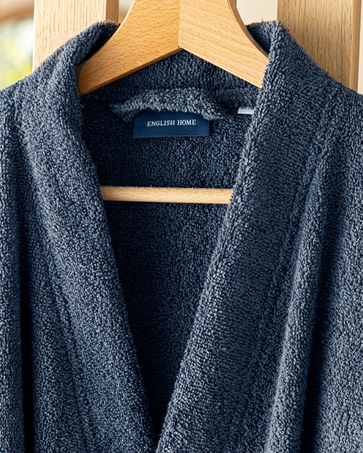 Dia Cotton Kimono Bathrobe S-M Blue (view 3)