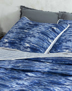 Aquarelle Multipurpose Double Size Bed Spread Set 200x220 cm Navy Blue (view 3)