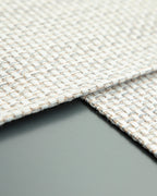 Knit Ground Polyester 2 pcs Table Mat 30x45 cm Navy Blue (view 2)
