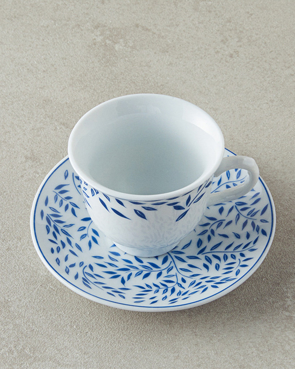 Blatt Porcelain 4 Pieces 2 Servings Coffee Cup Set 80 ml (view 3)
