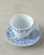 Blatt Porcelain 4 Pieces 2 Servings Coffee Cup Set 80 ml (view 3)