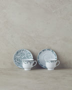 Blatt Porcelain 4 Pieces 2 Servings Coffee Cup Set 80 ml (view 5)