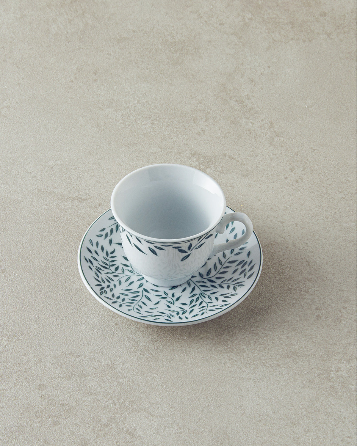 Blatt Porcelain 4 Pieces 2 Servings Coffee Cup Set 80 ml (view 6)