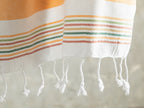 Colorful Cotton Striped Bath Wrap 90x150 cm Colored (view 2)