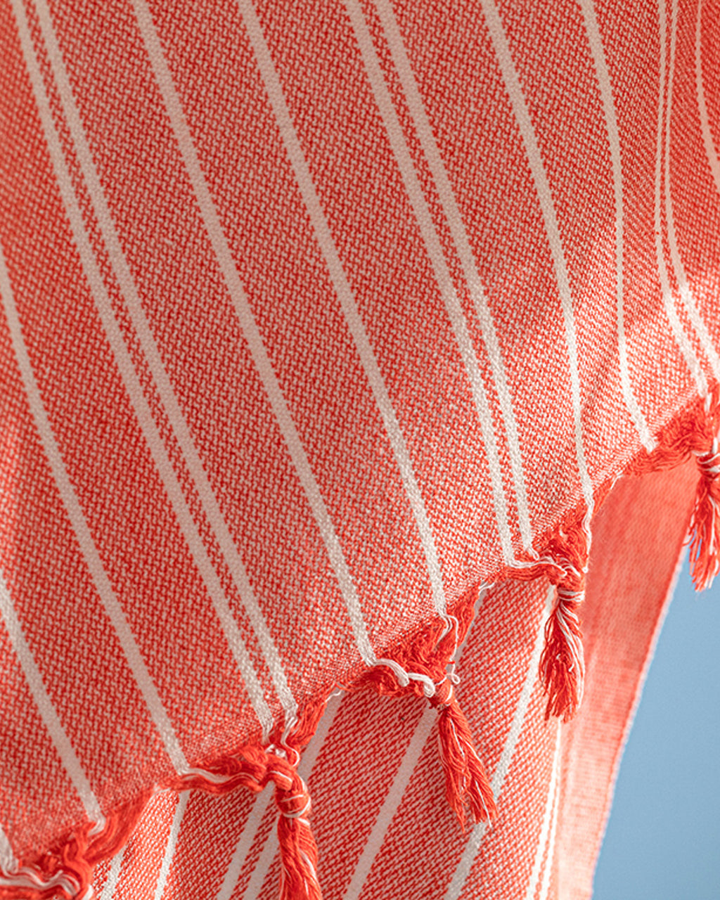 Merlin Cotton Striped Bath Wrap 90x160 cm Orange - Yellow (view 2)