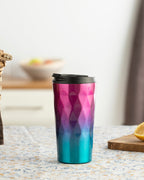 Napoli Stainless Steel Flask 350 ml Pink - Blue