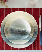 Blue Passion Bone Porcelain Bowl 14 cm Blue - Beige (view 3)