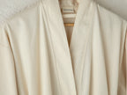 Bohemian Cotton Kimono Bathrobe Beige (view 3)