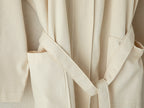 Bohemian Cotton Kimono Bathrobe Beige (view 8)