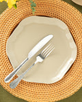 Benitta Ceramic Cake Plate 22 cm Stone Colored