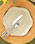 Benitta Ceramic Cake Plate 22 cm Stone Colored