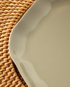 Benitta Ceramic Cake Plate 22 cm Stone Colored (view 3)