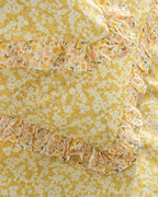 Midsummer Blossom Cotton King Size Duvet Cover Set 240x220 cm Yellow (view 5)