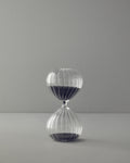 Pumpkin Glass 45 Min Hourglass 10x10x20 cm - Black