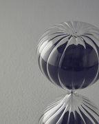 Pumpkin Glass 45 Min Hourglass 10x10x20 cm - White (view 2)