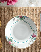 Protea New Bone China Deep Plate 20 cm White