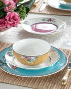 Protea New Bone China Deep Plate 20 cm White (view 3)