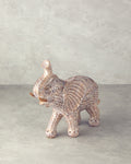 Happy Elephants Polyresin Trinket 29.5x14x29.2 cm Brown