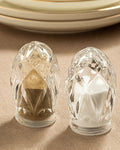 Trace Glass 2 pcs Salt and Pepper Shaker 5.5x8.5 cm Transparent