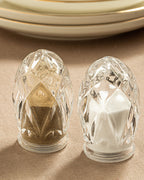 Trace Glass 2 pcs Salt and Pepper Shaker 5.5x8.5 cm Transparent