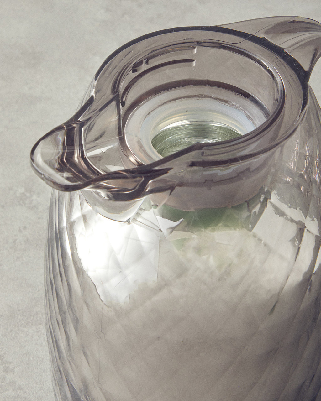 Spring Acrylic Glass Interior Flask 1000 ml Anthracite (view 2)