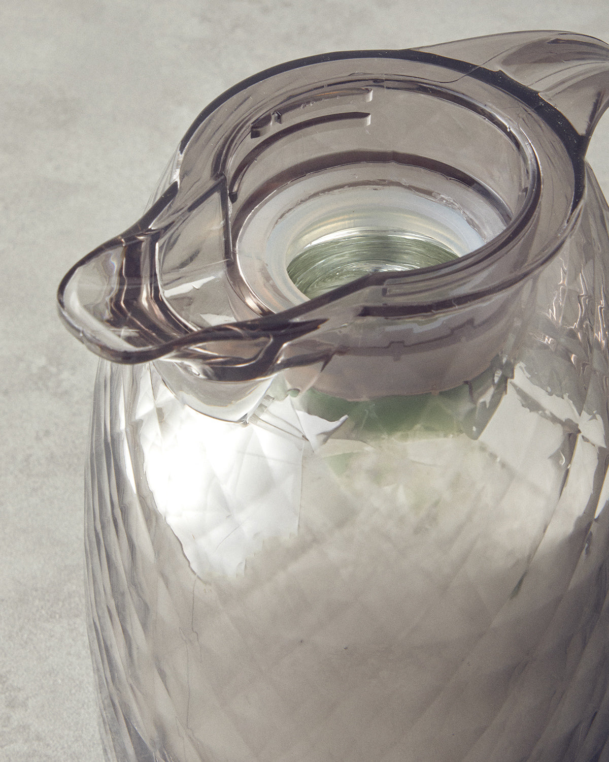 Spring Acrylic Glass Interior Flask 1000 ml Anthracite (view 2)