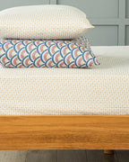Spectrum Easy Iron Double Size Flat Sheet 240x260 cm Mustard