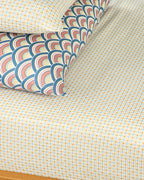Spectrum Easy Iron Double Size Flat Sheet 240x260 cm Mustard (view 2)