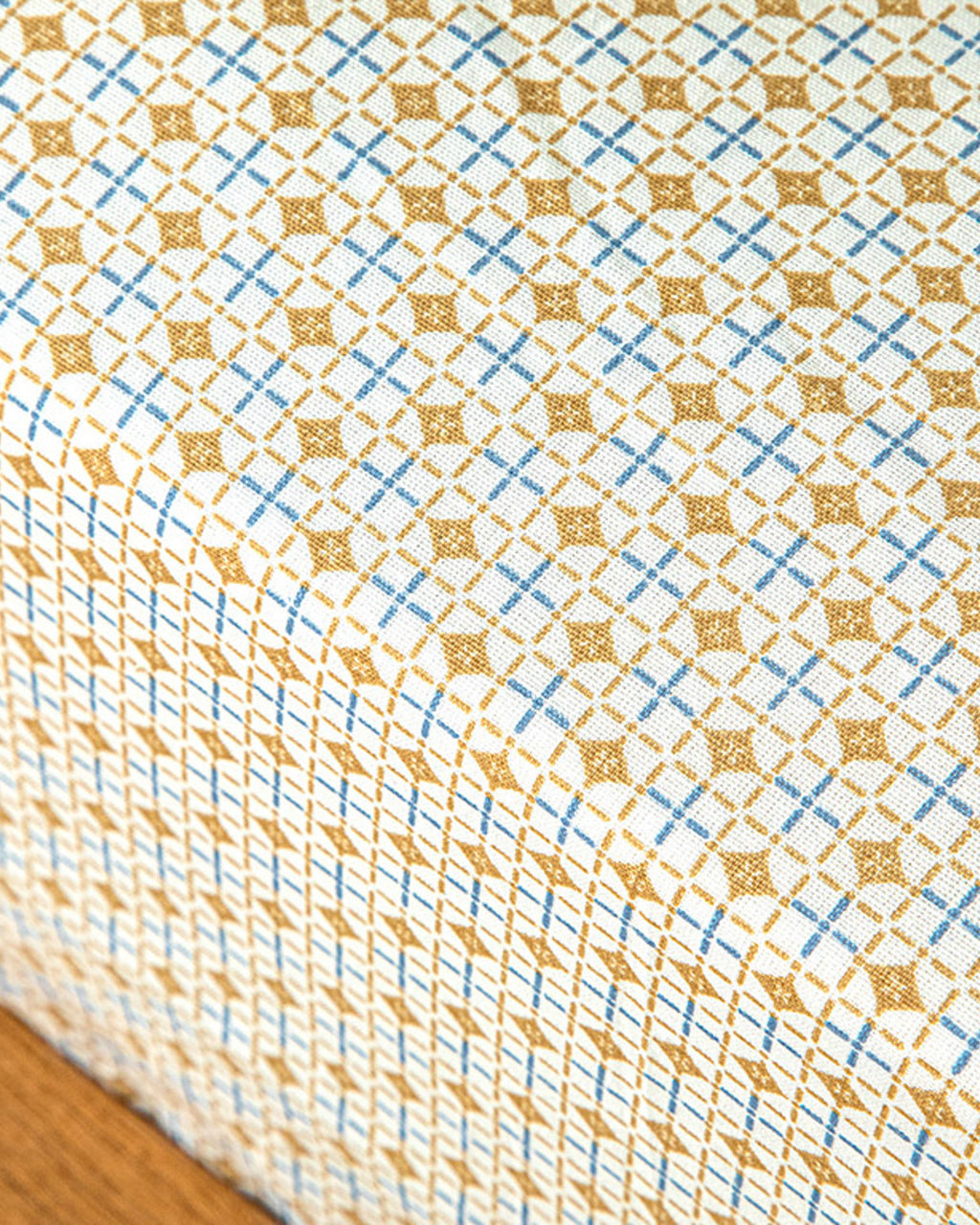Spectrum Easy Iron Double Size Flat Sheet 240x260 cm Mustard (view 3)