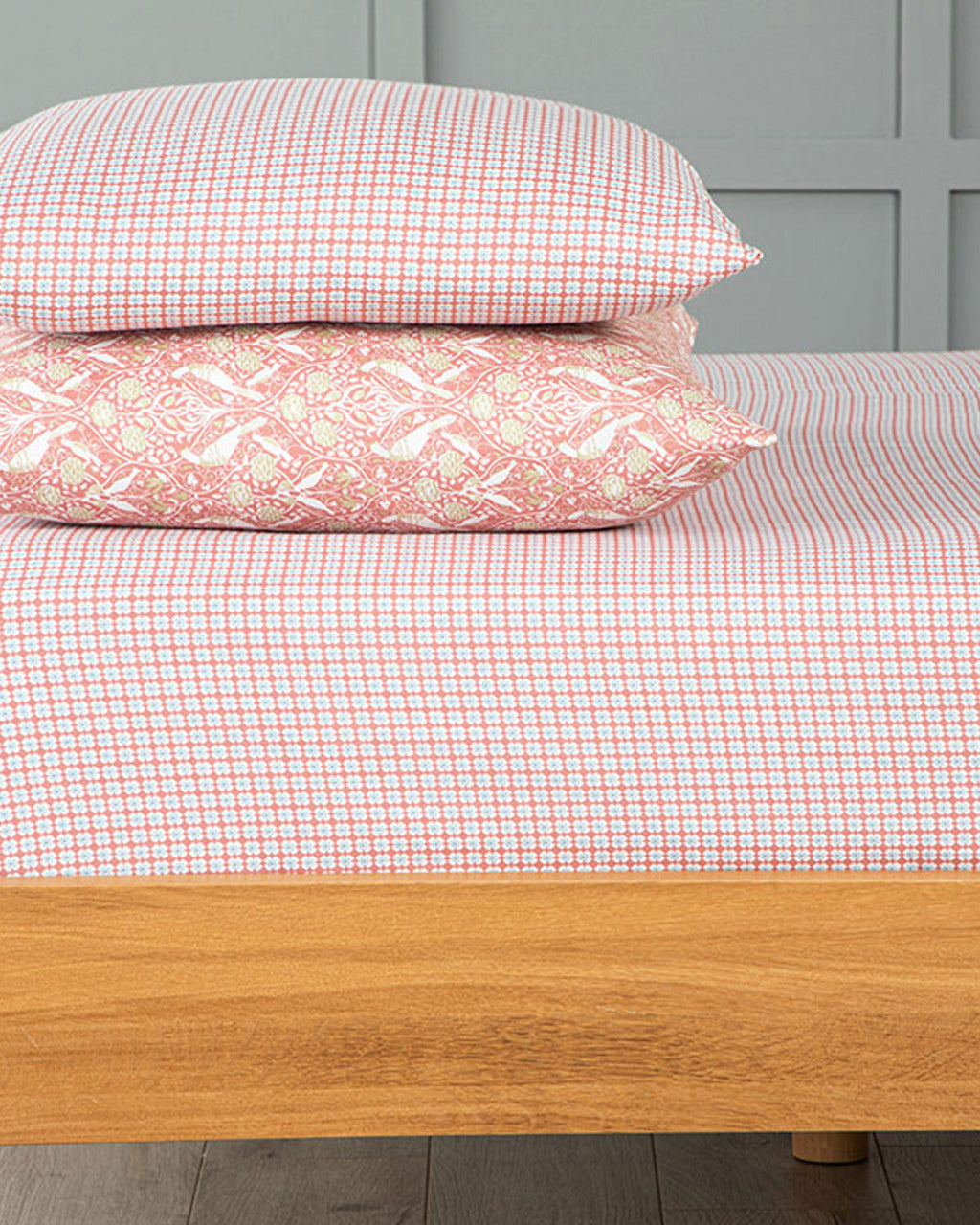 Betsey Easy Iron Double Size Flat Sheet 240x260 cm Pink (view 3)