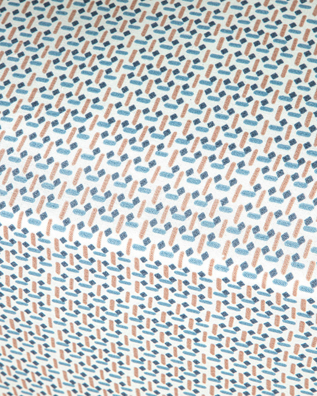 Trellis Easy Iron Double Size Flat Sheet 240x260 cm Blue - Cinnamon (view 3)
