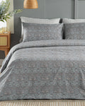 Primrose Easy Iron Single Size Duvet Cover Set 160x220 cm Navy Blue
