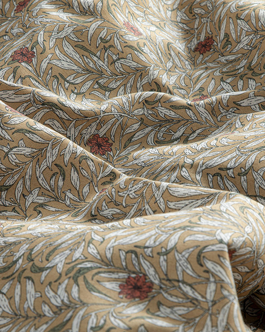 Pure Poppy Easy Iron Single Size Duvet Cover Set 160x220 cm Beige (view 3)