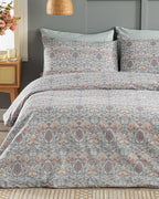 Honeysuckle Easy Iron Single Size Duvet Cover Set 160x220 cm Blue