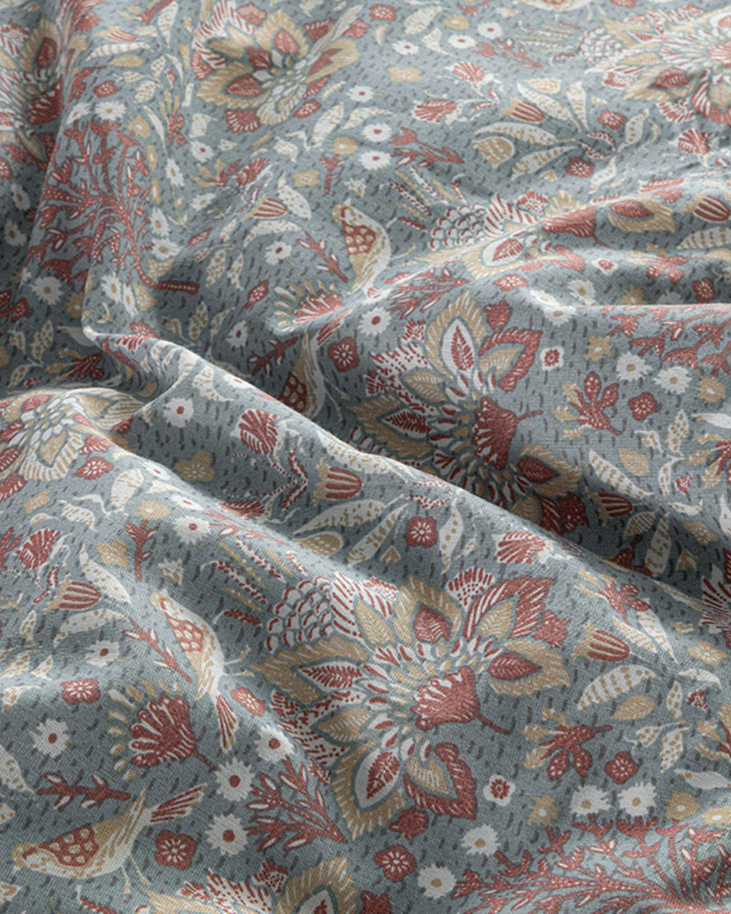 Honeysuckle Easy Iron Single Size Duvet Cover Set 160x220 cm Blue (view 3)