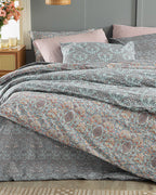 Honeysuckle Easy Iron Single Size Duvet Cover Set 160x220 cm Blue (view 4)