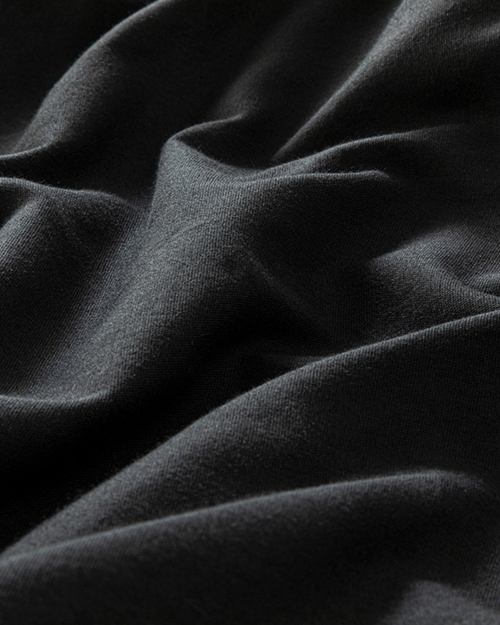 Plain Cotton Double Size Duvet Cover Set 200x220 cm Black (view 4)