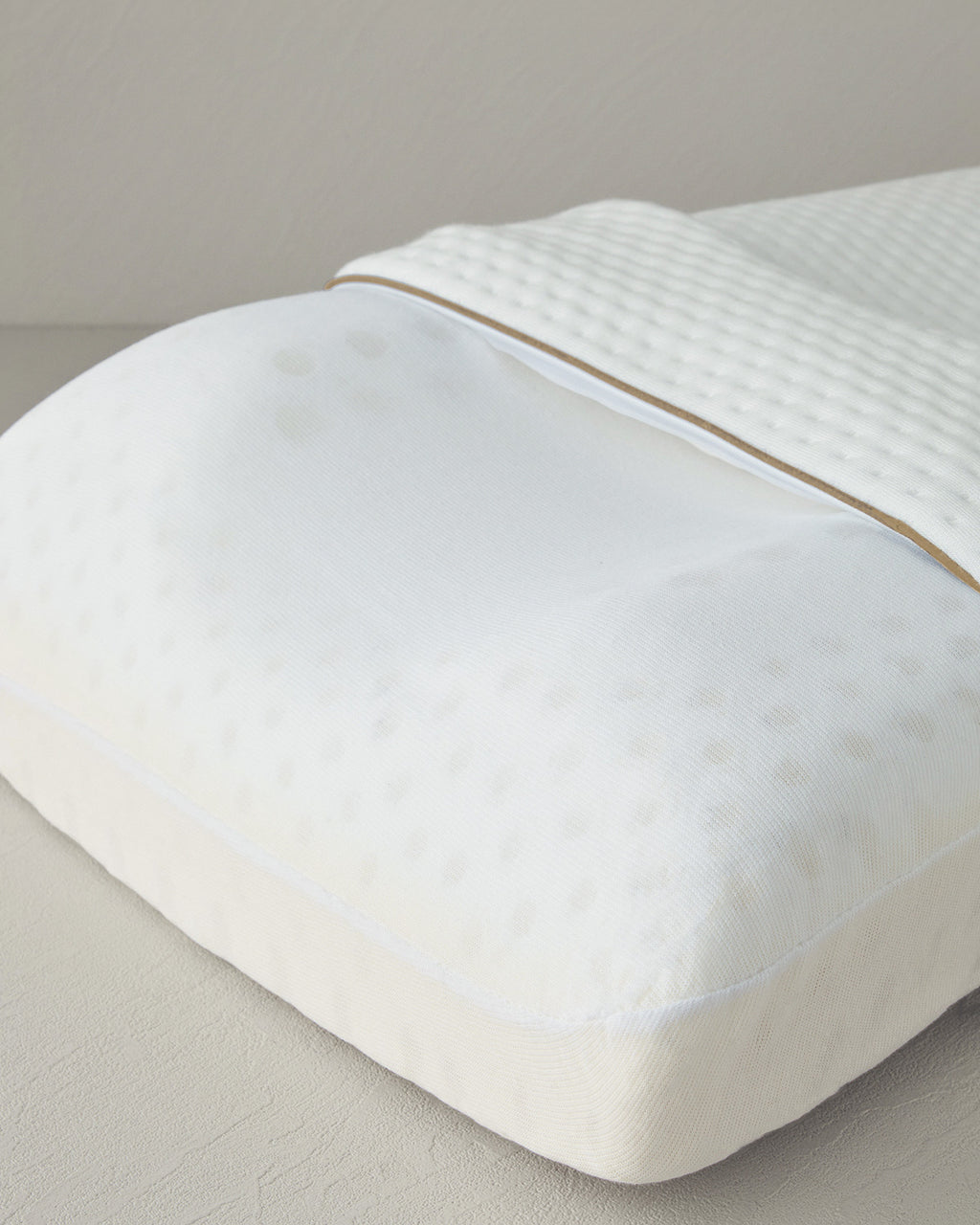 High Orthopedic Visco Pillow 55x40x13 cm White (view 4)