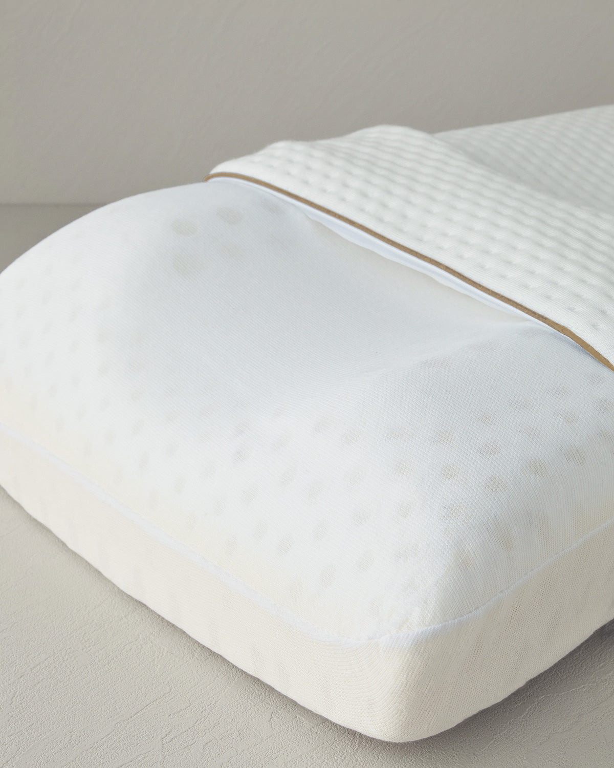 High Orthopedic Visco Pillow 55x40x13 cm White (view 4)