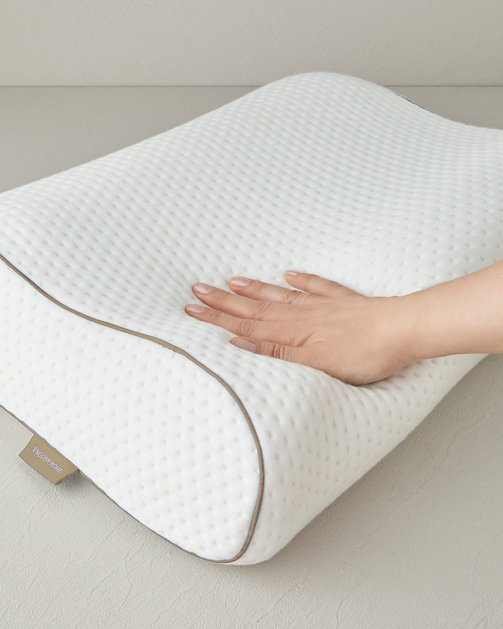 High Orthopedic Visco Pillow 55x40x13 cm White (view 5)