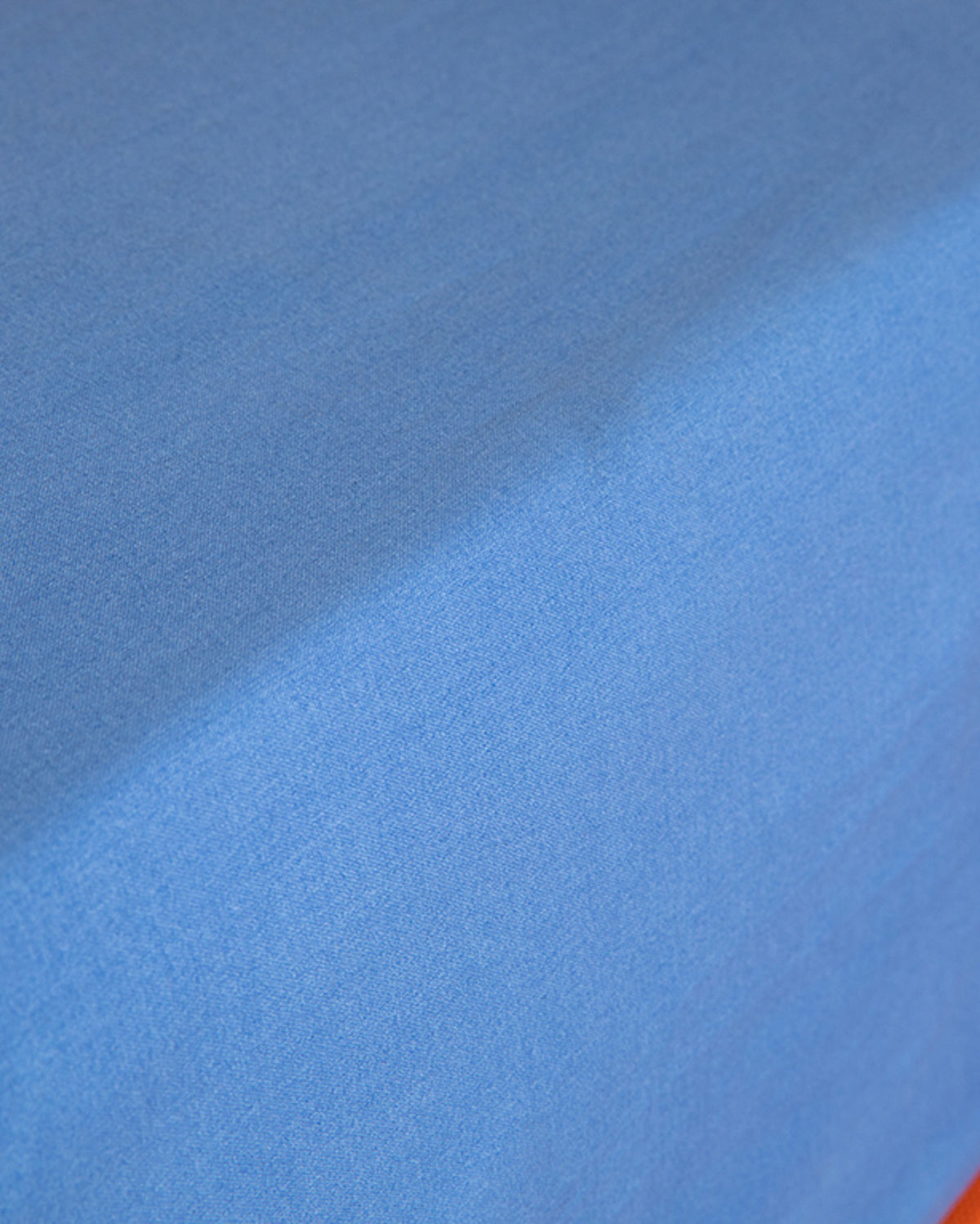 Plain Cotton Double Size Fitted Sheet 160x200 cm Blue (view 2)