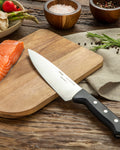 Pirge x English Home Master Cut Steel Chef Knife 19 cm Black