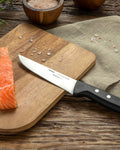 Pirge x English Home Master Cut Steel Meat Knife 14.5 cm Black