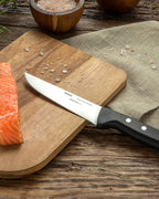 Pirge x English Home Master Cut Steel Meat Knife 14.5 cm Black