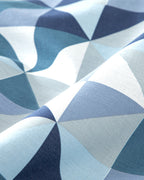 Trigon Cotton King Size Duvet Cover Set 240x220 cm Blue - Gray (view 3)