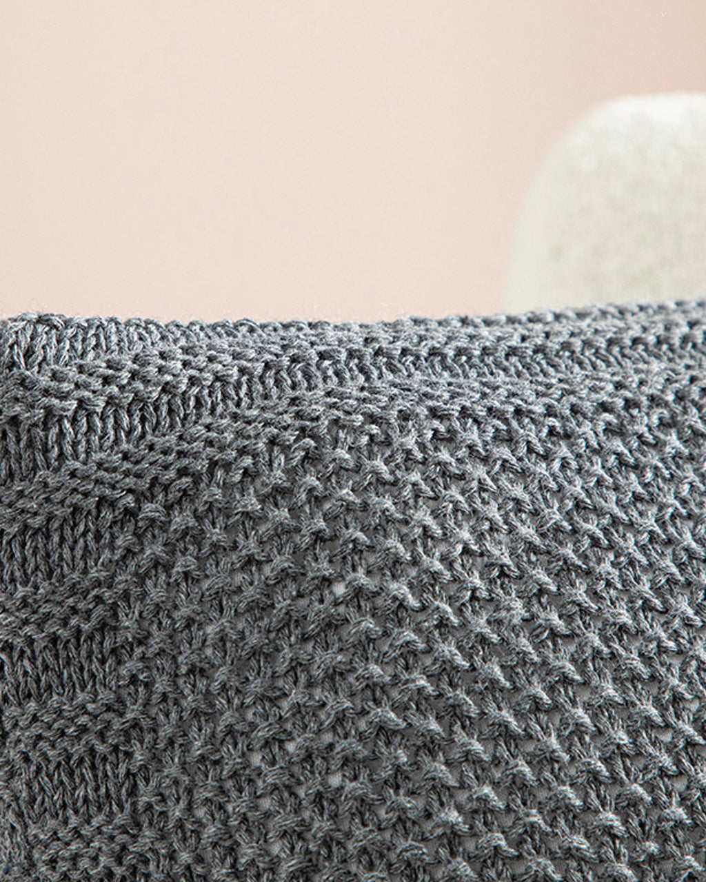 Lerca Knitwear Toss Pillow Cover 40x40 cm Anthracite (view 2)