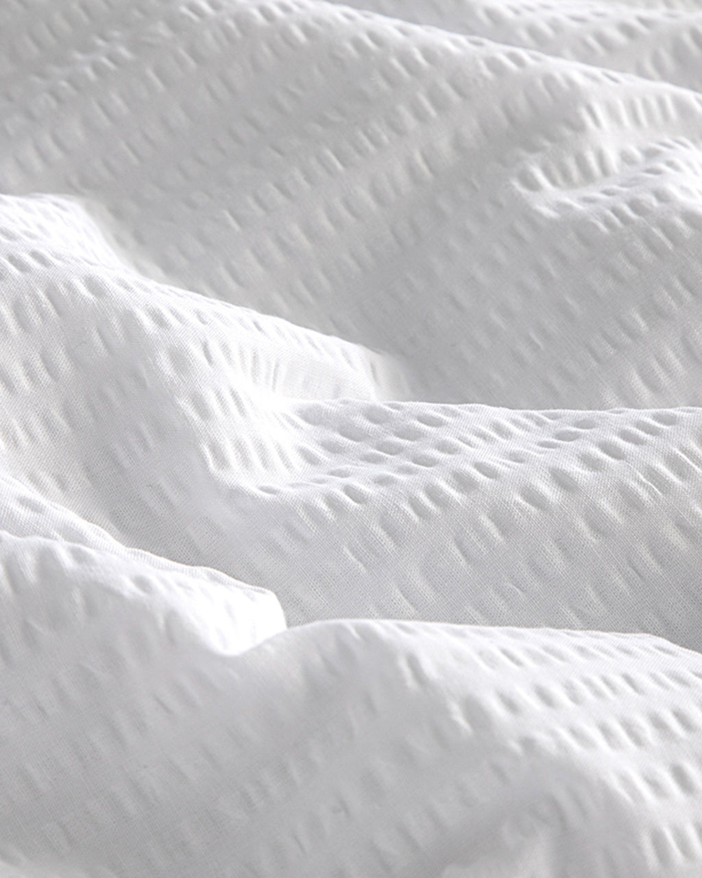 Showy 0;5 cm Emboss Double Size Duvet Cover Set 200x220 cm White (view 4)