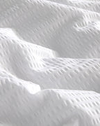Showy 0;5 cm Emboss Double Size Duvet Cover Set 200x220 cm White (view 4)
